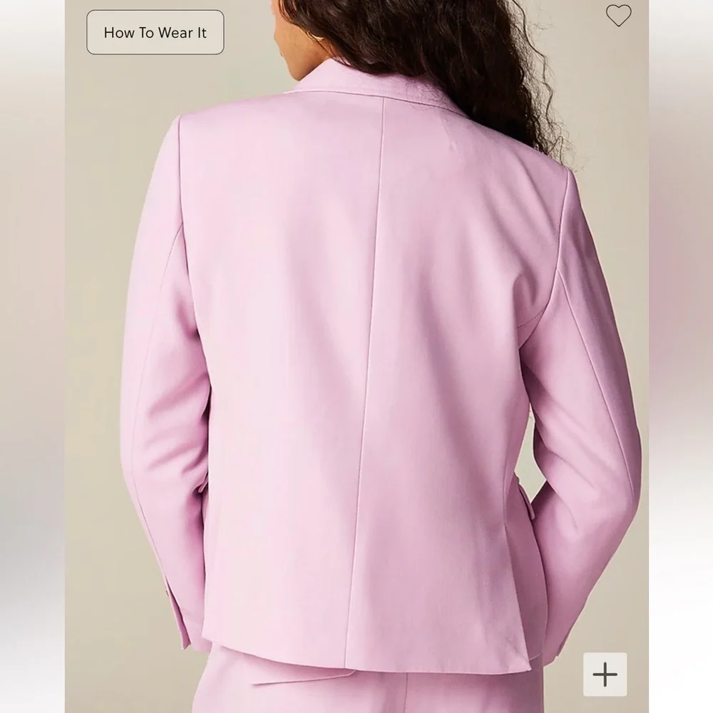 Jcrew Shrunken-fit blazer in wool blend, NWT, size 14 (blazer only) - Picture 4 of 7
